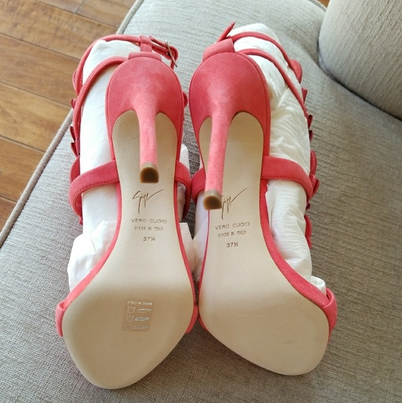 NIB Giuseppe Zanotti Azalea Suede Coline Sandals - Picture 5 of 8